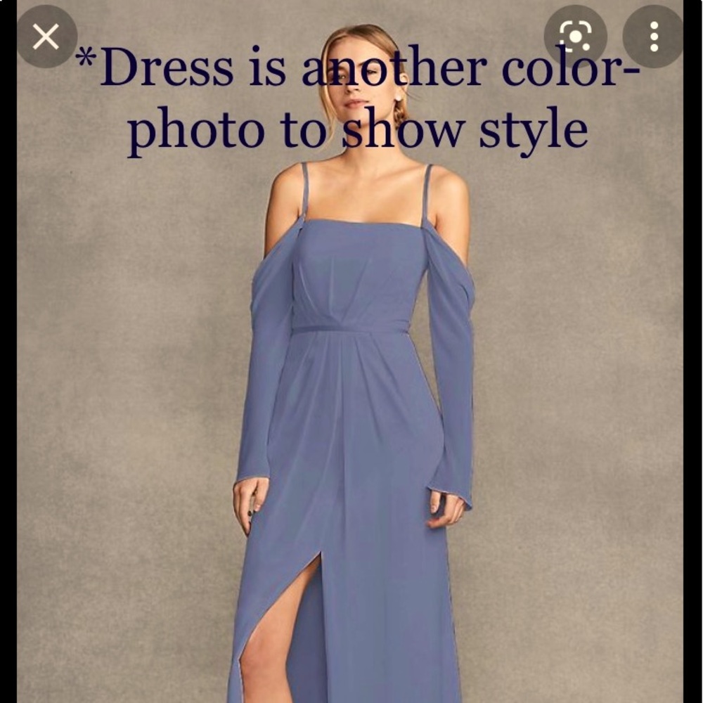 David’s Bridal WHITE by VERA WANG Cold Shoulder